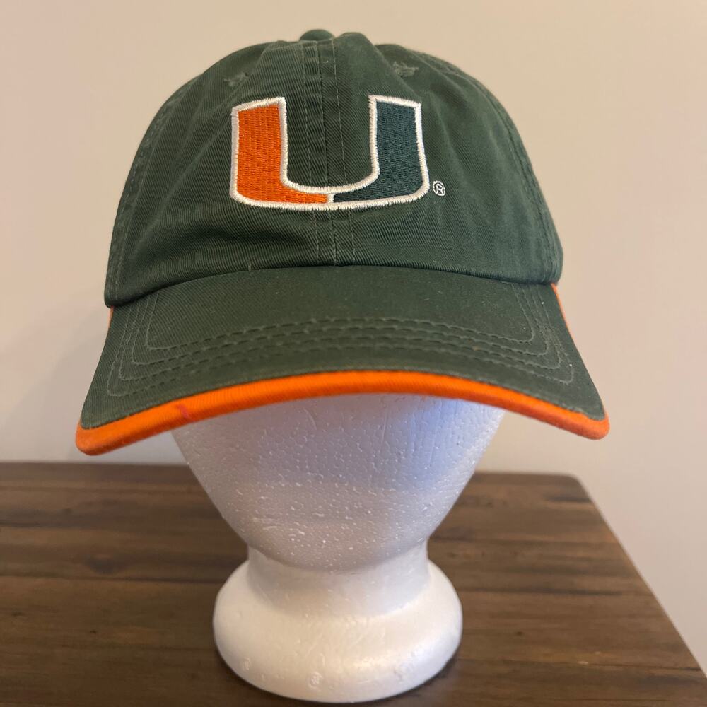 University of Miami Hurricanes Adjustable Baseball Hat
